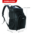 Insulated Cooler Backpack Leakproof Soft Cooler for Lunch, Picnic, Hiking, Beach, Park, 24Can, Black (HCC0040)